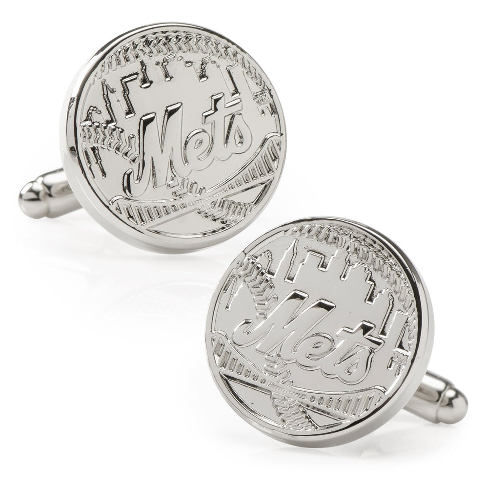 MLB New York Mets Silver Edition Cufflinks717