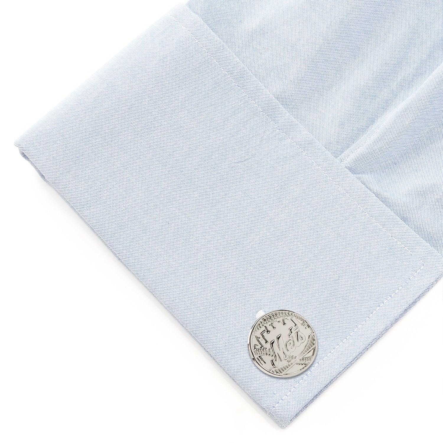 MLB New York Mets Silver Edition Cufflinks202