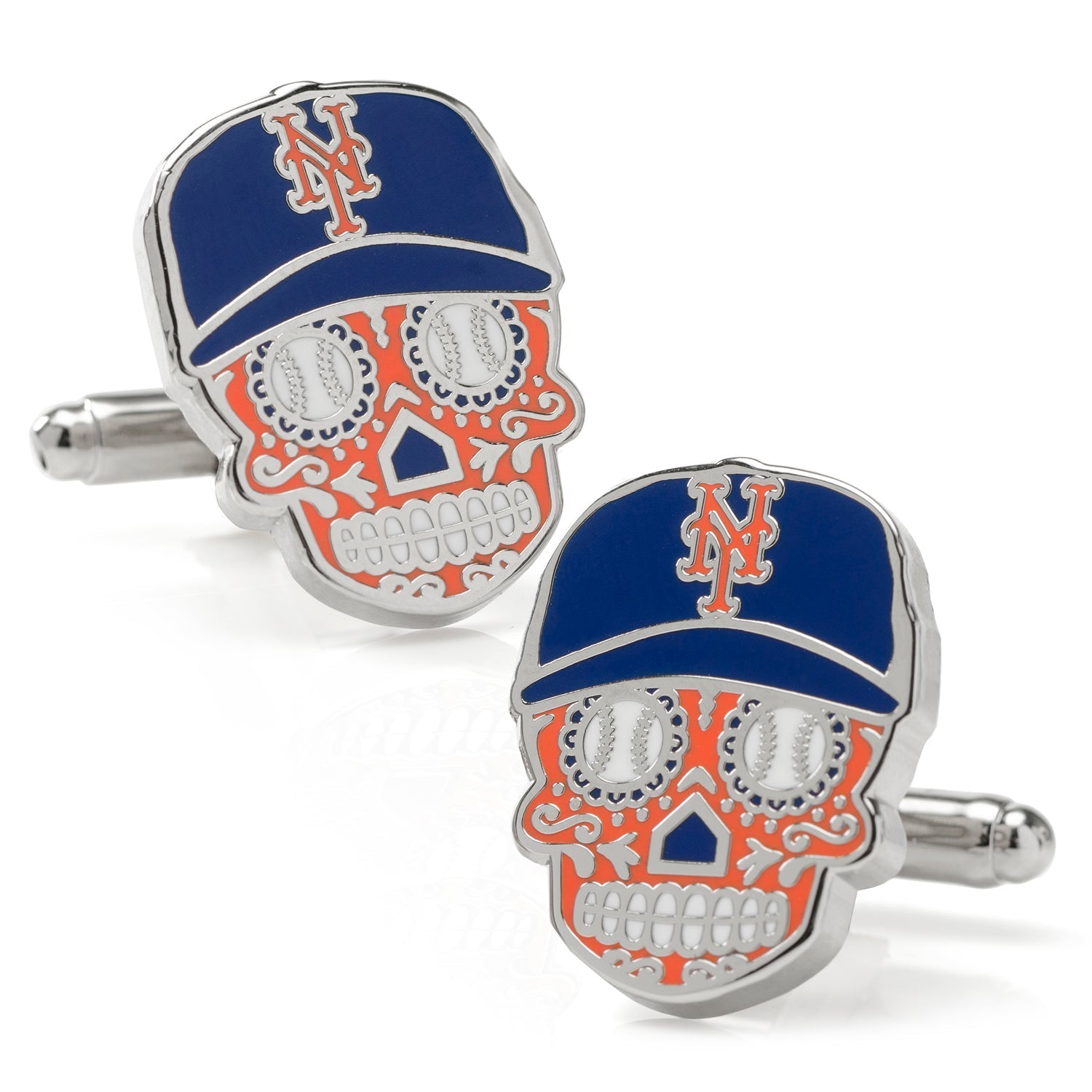 MLB New York Mets Sugar Skull Cufflinks582