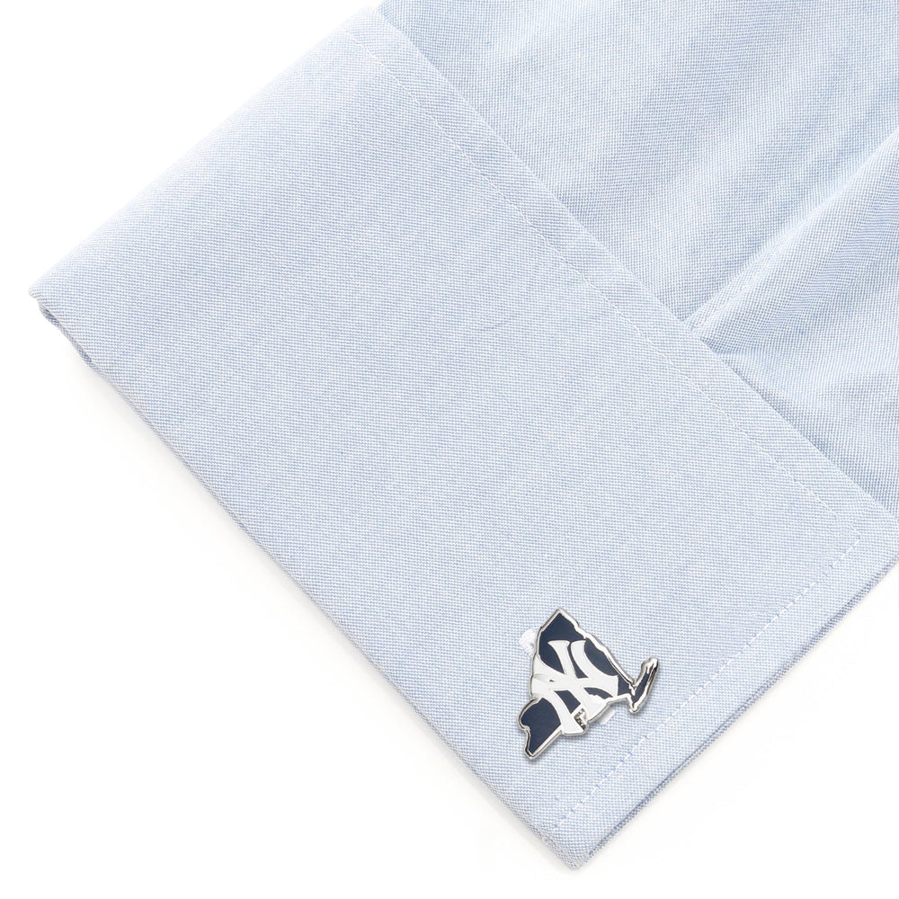 MLB New York Yankees State Shaped Cufflinks101
