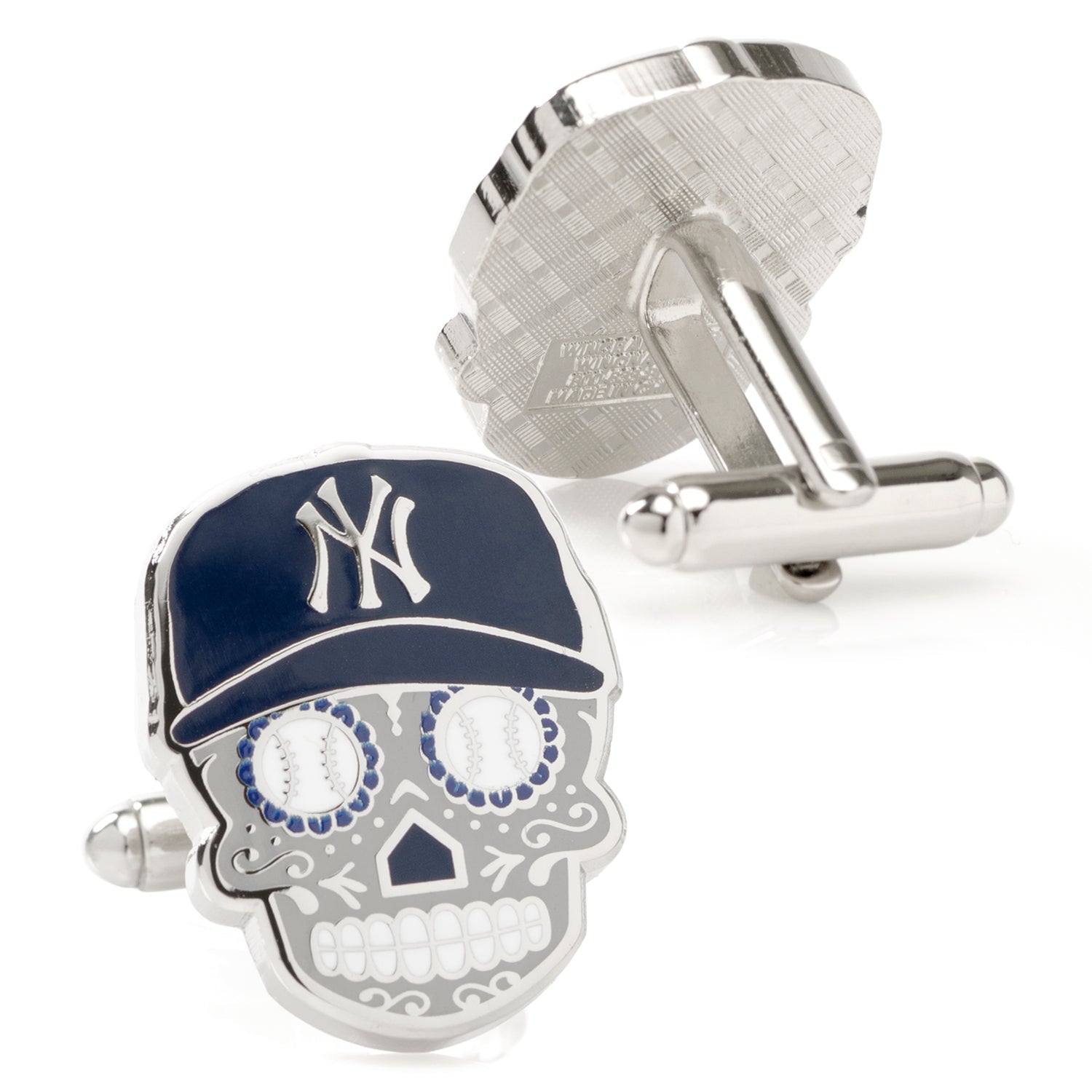 MLB New York Yankees Sugar Skull Cufflinks - SARTORO837