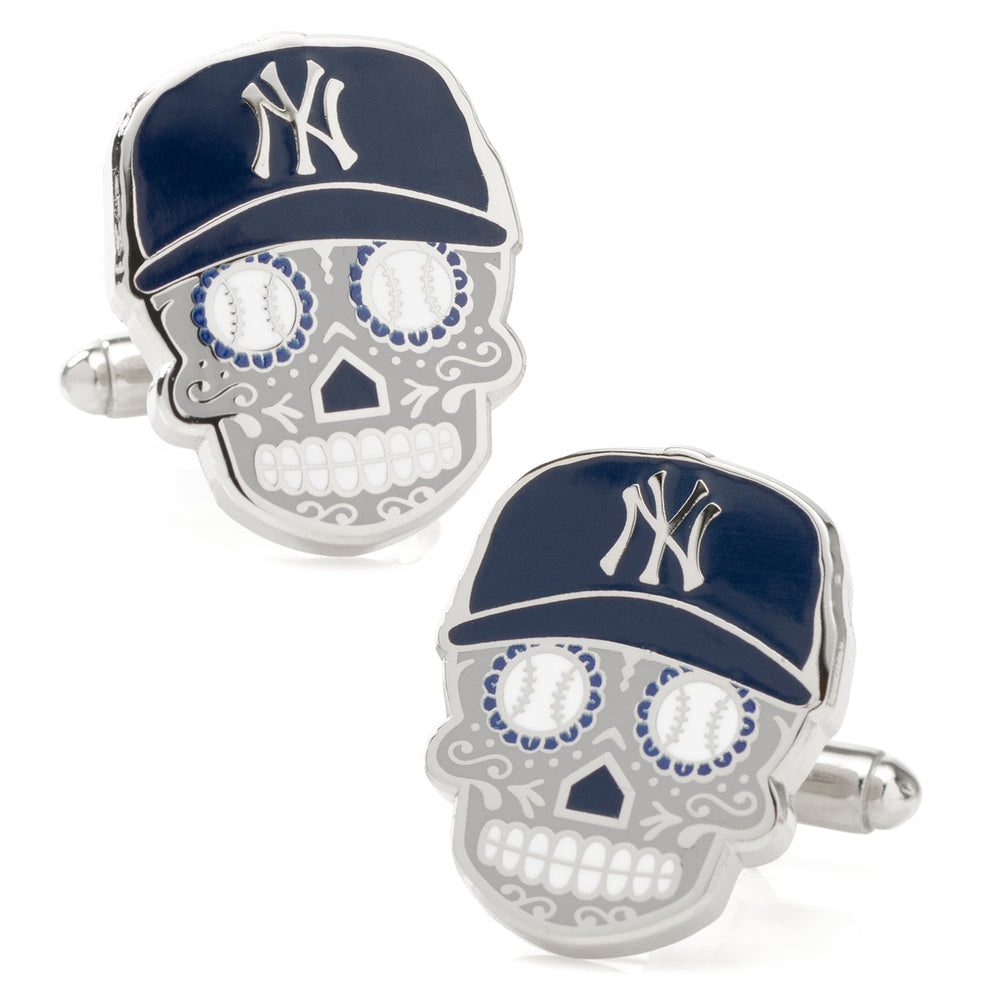 MLB New York Yankees Sugar Skull Cufflinks254