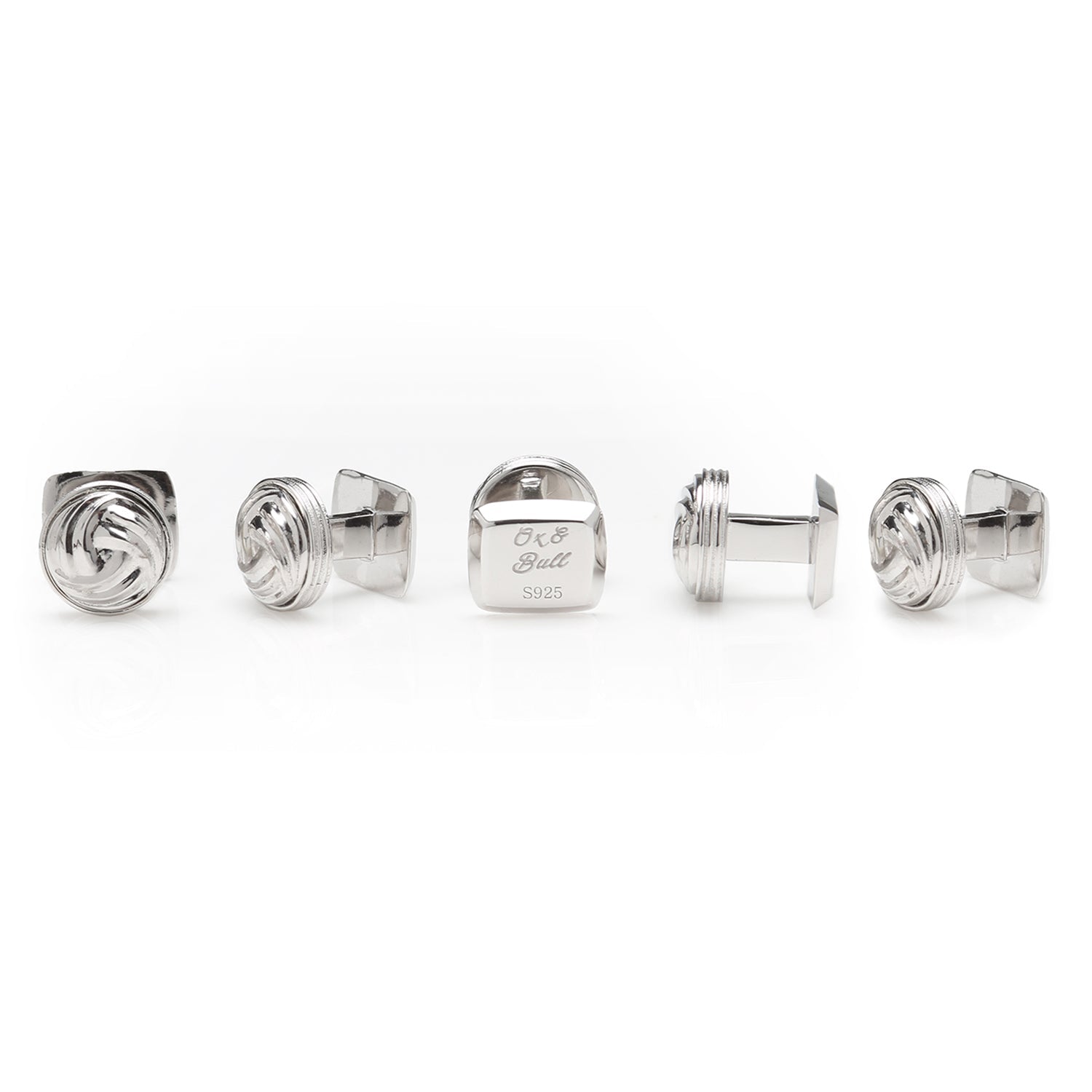 Modern Knot Sterling Silver 5-Studs - SARTORO286