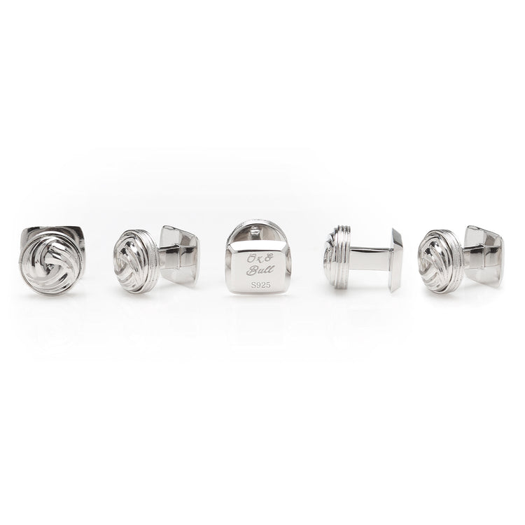 Modern Knot Sterling Silver 5-Studs - SARTORO820