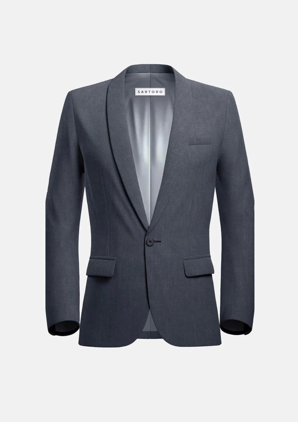 Monroe Shimmer Grey Jacket - SARTORO