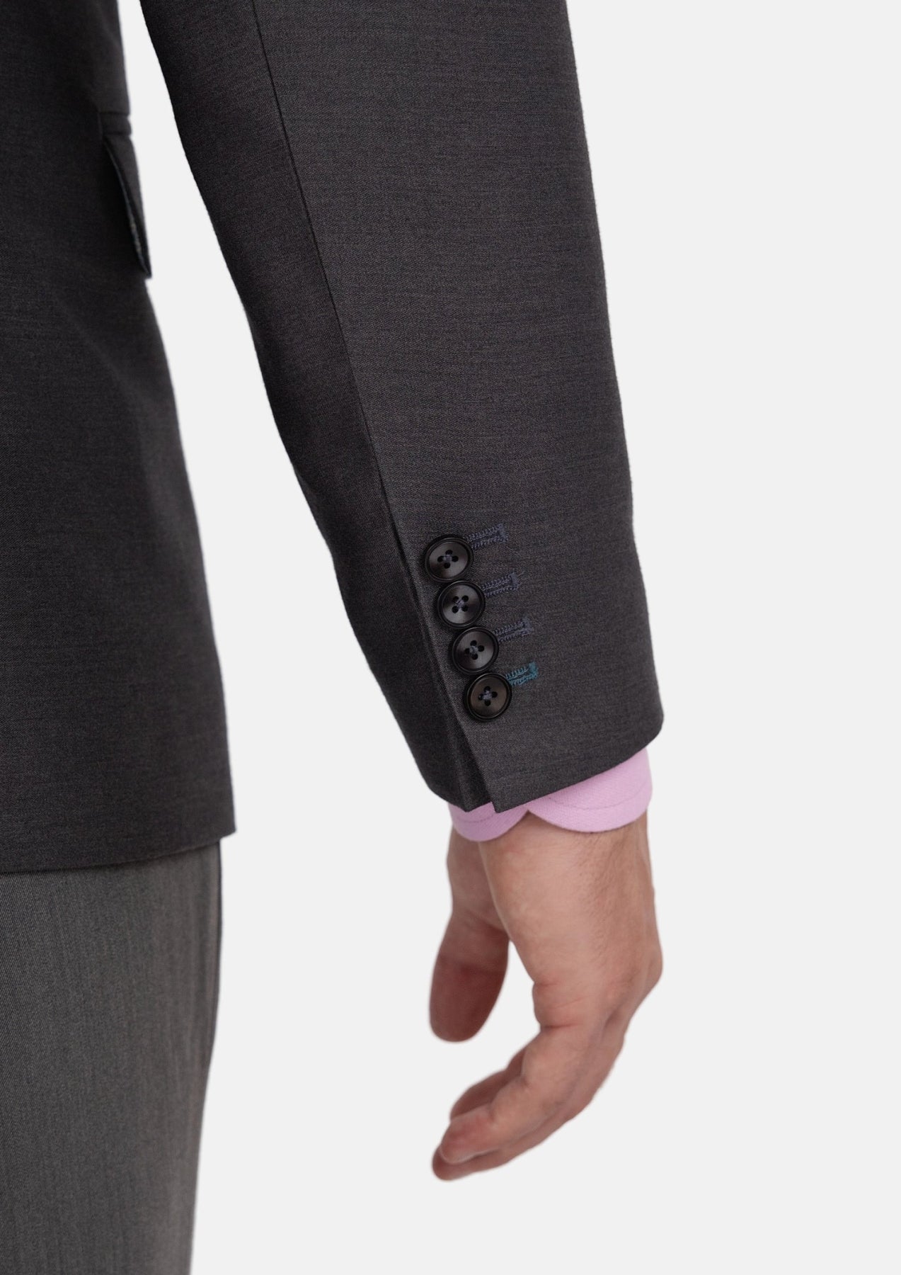 Monroe Shimmer Grey Jacket - SARTORO