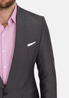 Monroe Shimmer Grey Jacket - SARTORO485
