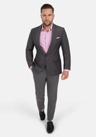 Monroe Shimmer Grey Jacket - SARTORO65