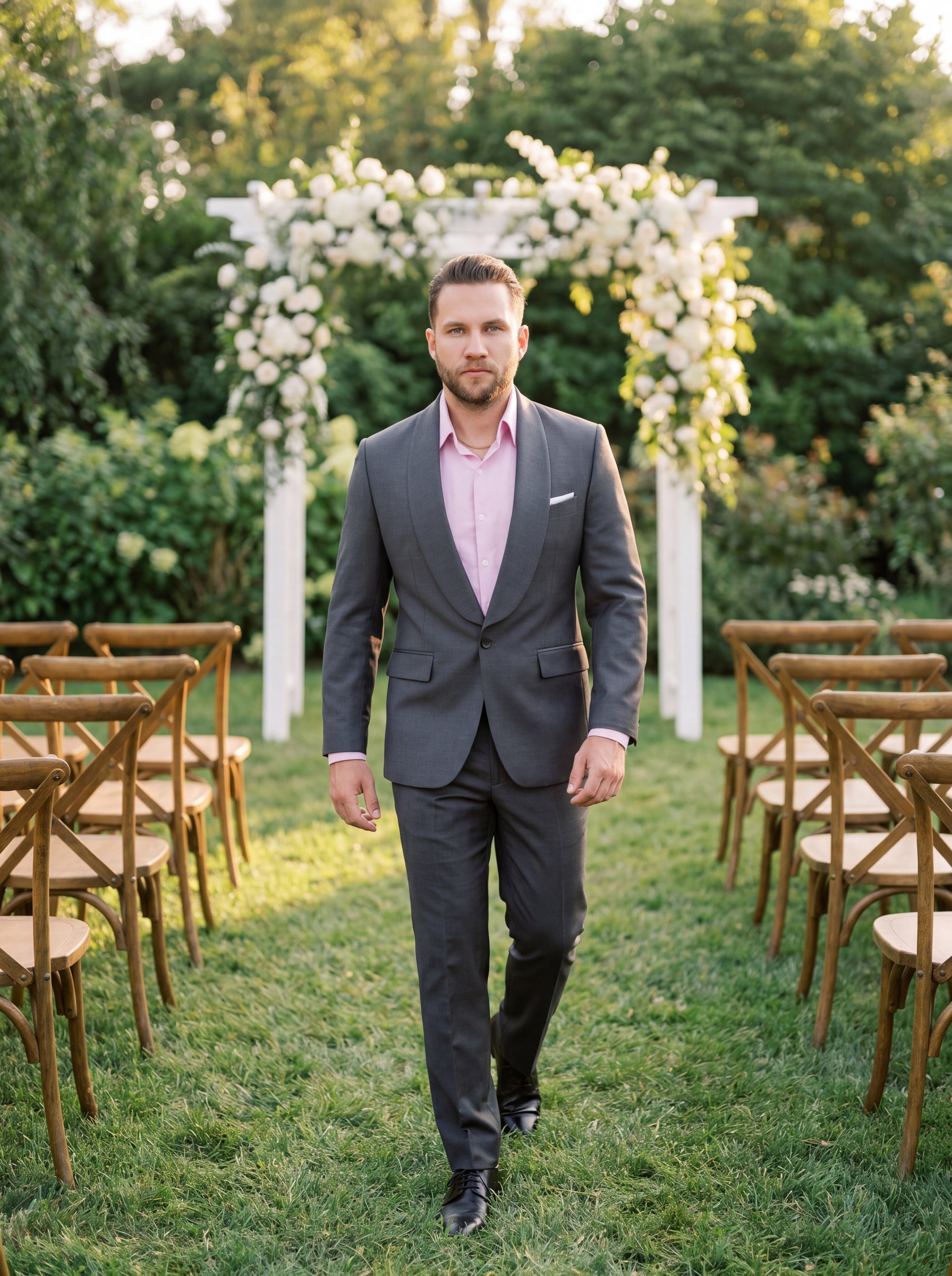 monroe-shimmer-grey-suit-garden-wedding97