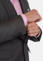 Monroe Shimmer Grey Suit - SARTORO862