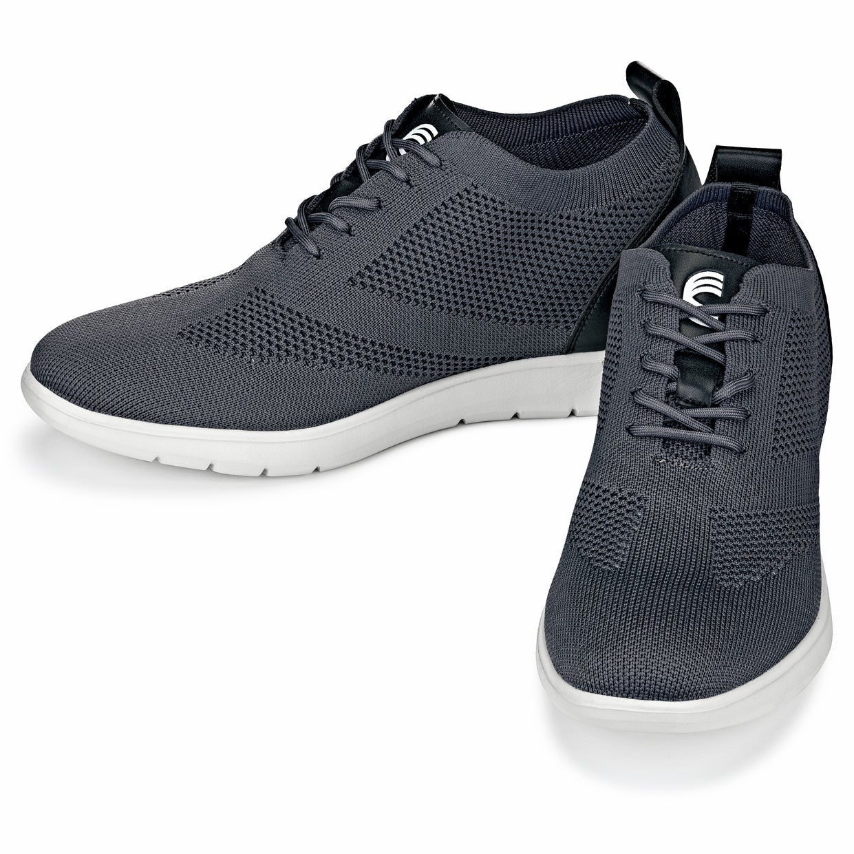 Moon Gray Lace Up Casual Walker - 2600