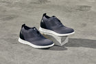 Moon Gray Lace Up Casual Walker - 2290