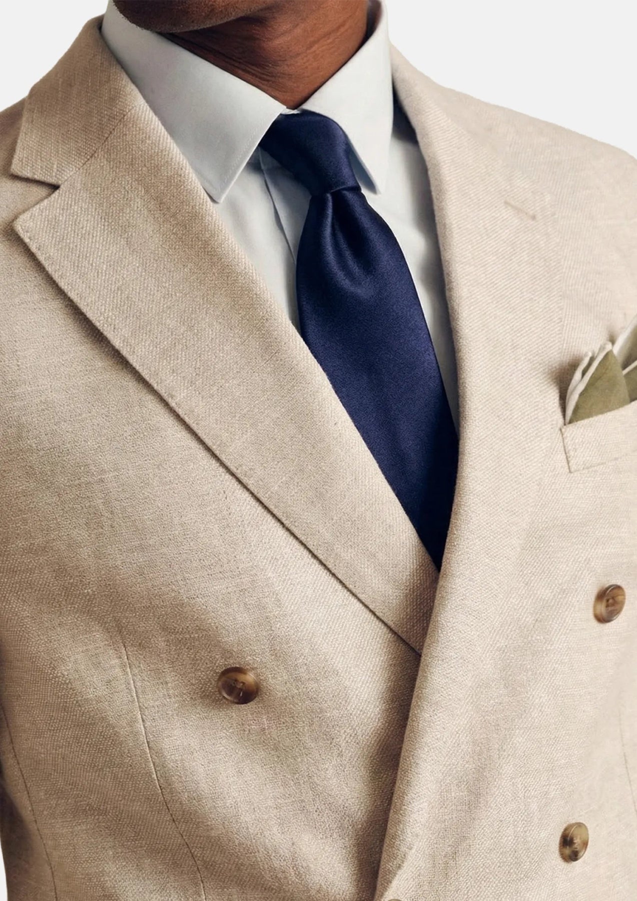 Navy Blue Tie - SARTORO177