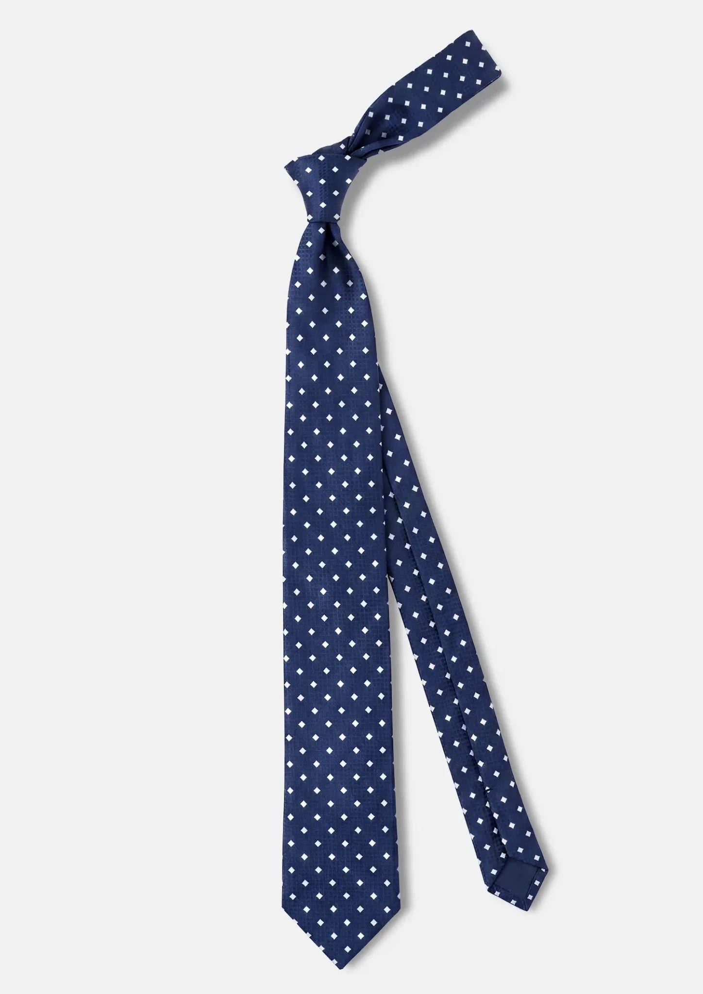 Navy Diamond Pattern Tie117