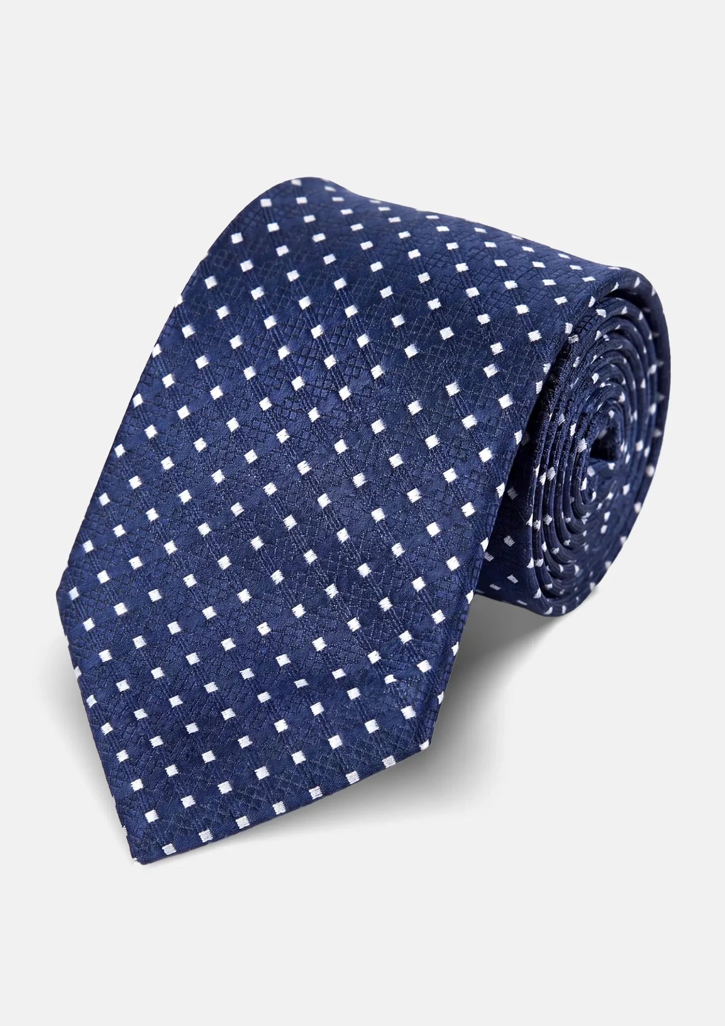 Navy Diamond Pattern Tie312