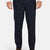 Navy Flannel Windowpane Pants - SARTORO