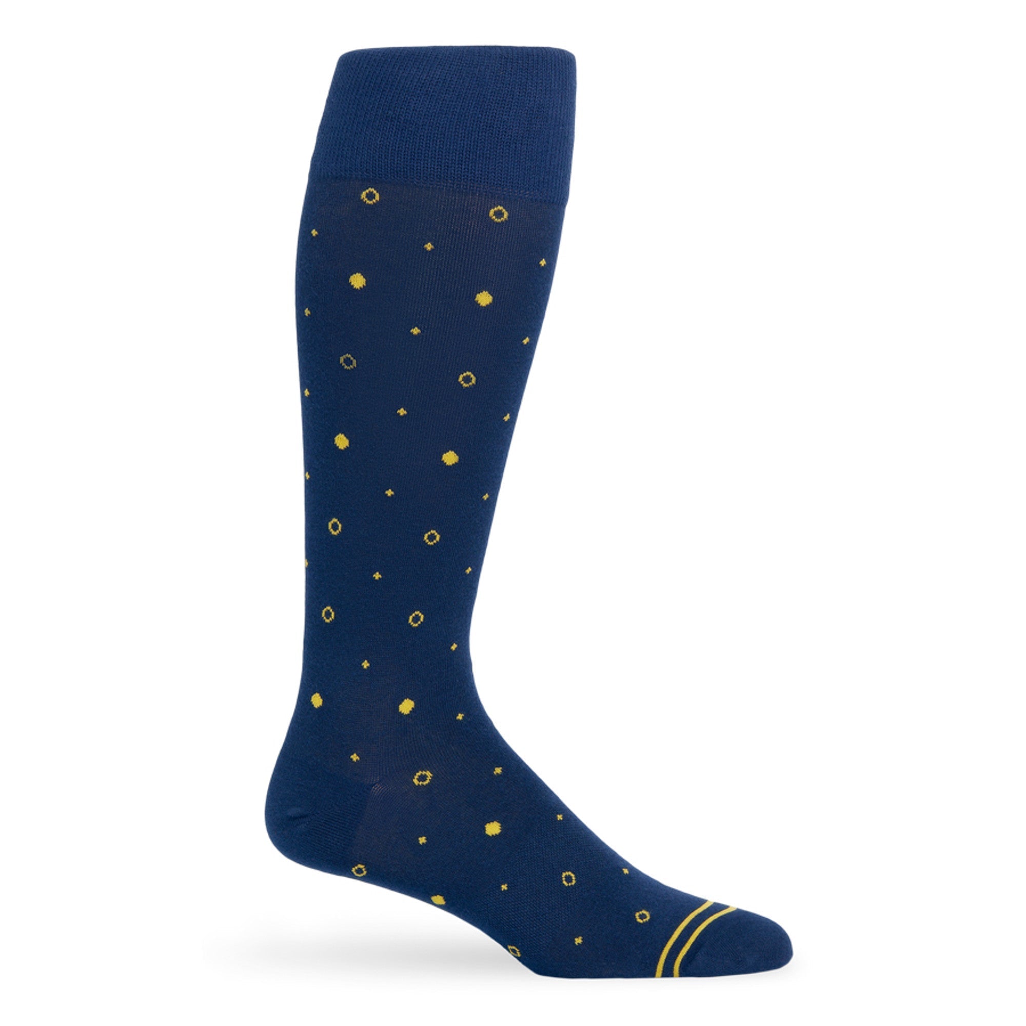  Gold Mixed Dot Dress Socks190