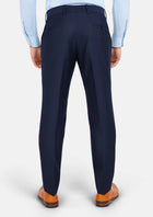 Navy Microcheck Pants - SARTORO662