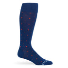 Navy Mixed Dot Dress Socks - SARTORO521