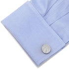 NBA Toronto Raptors Silver Edition Cufflinks - SARTORO639
