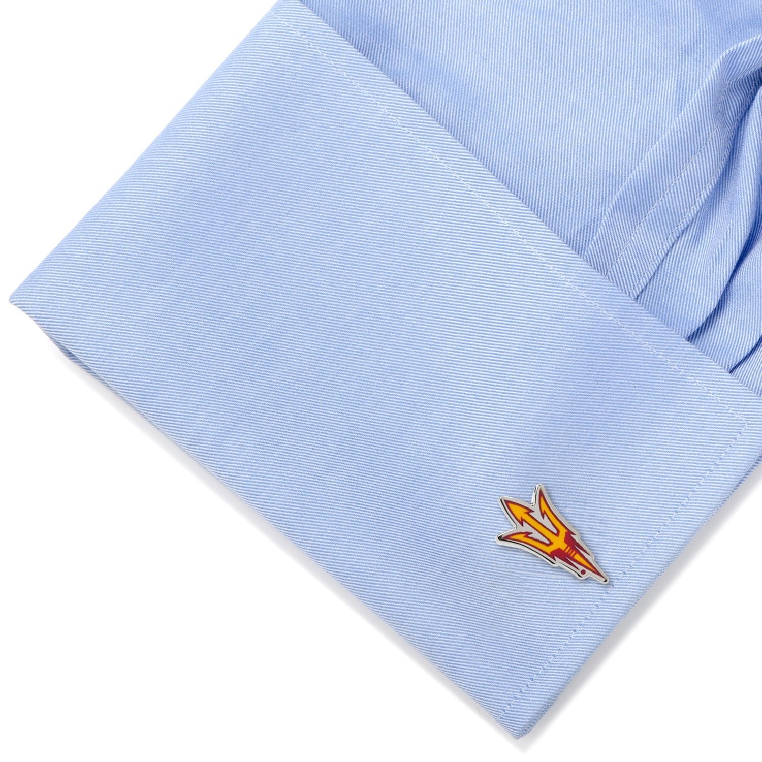 NCAA Arizona State University Sun Devils Pitchfork Cufflinks - SARTORO845