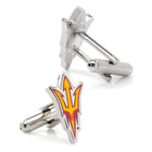 NCAA Arizona State University Sun Devils Pitchfork Cufflinks - SARTORO711