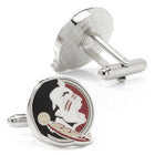 NCAA Florida State Seminole Head Cufflinks - SARTORO688