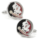 NCAA Florida State Seminole Head Cufflinks - SARTORO509