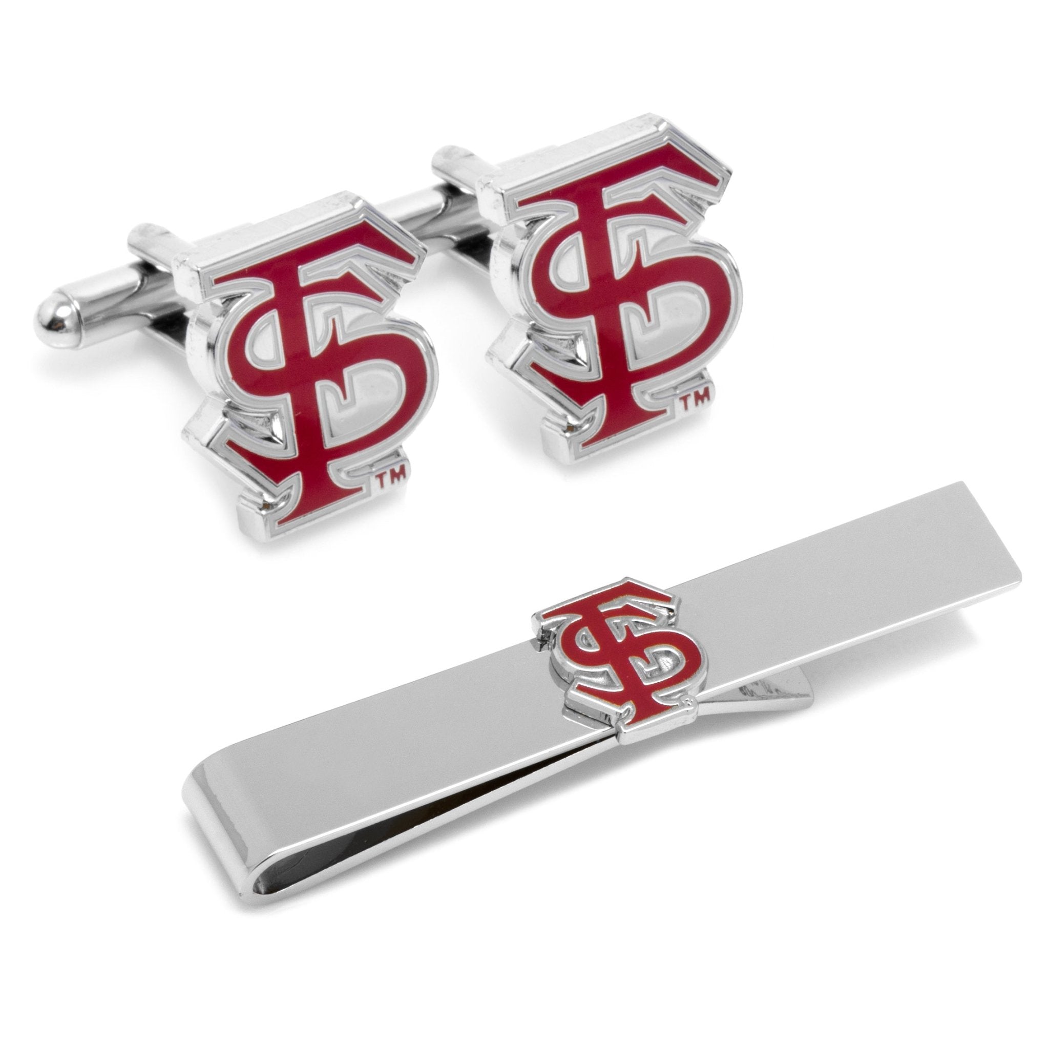 NCAA Florida State University Cufflinks and Tie Bar Gift Set738