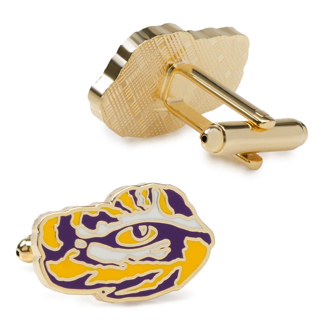 NCAA Gold LSU Tigers Cufflinks - SARTORO541