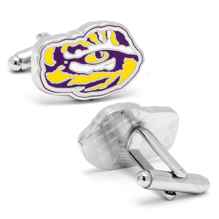 NCAA LSU Tiger's Eye Cufflinks - SARTORO980