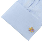 NCAA LSU Tigers Throwback Cufflinks - SARTORO353