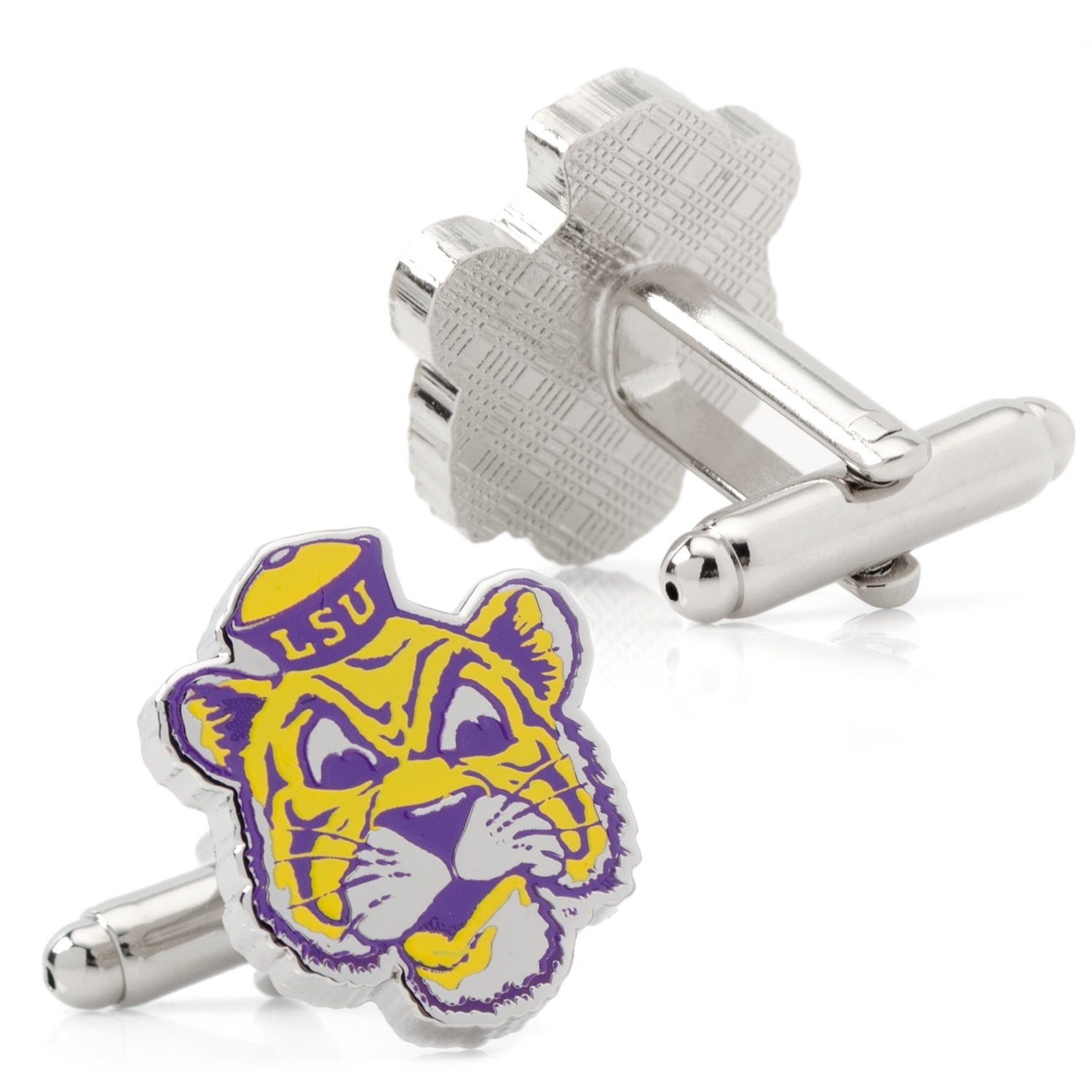 NCAA LSU Tigers Throwback Cufflinks - SARTORO874