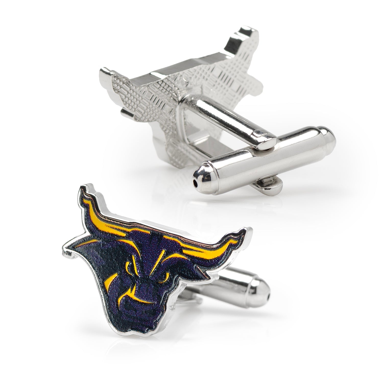 NCAA Mankato State Stomper Mascot Cufflinks - SARTORO136