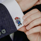 NCAA Nebraska Herbie Husker Mascot Cufflinks - SARTORO805