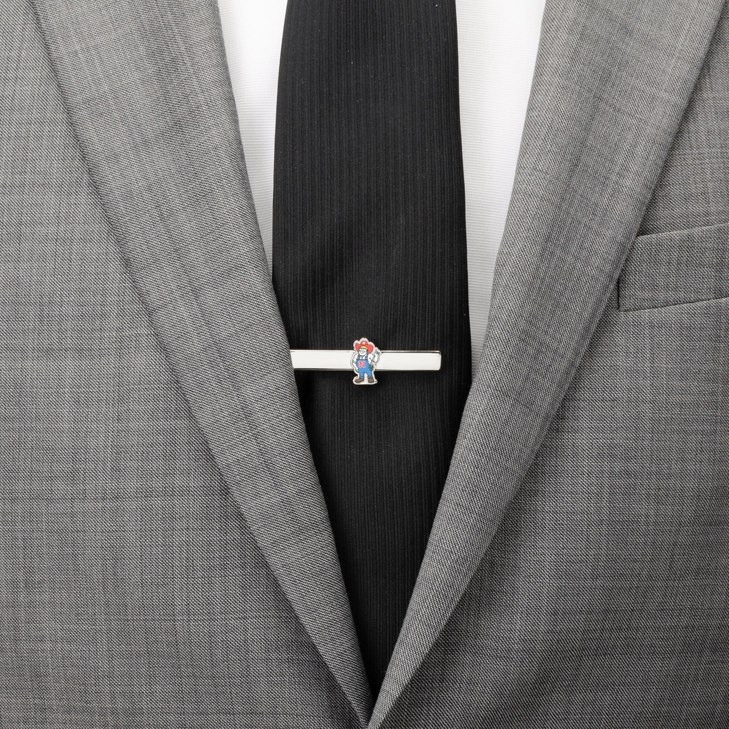 NCAA Nebraska Herbie Husker Mascot Tie Clip - SARTORO911