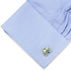 NCAA Notre Dame University Fighting Leprechaun Cufflinks - SARTORO32
