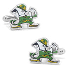 NCAA Notre Dame University Fighting Leprechaun Cufflinks - SARTORO706
