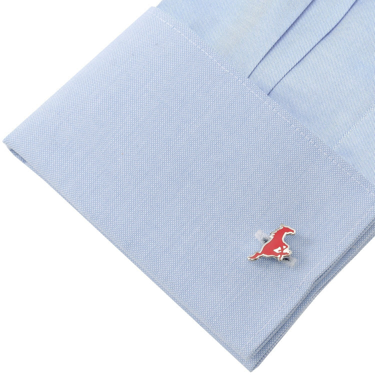 NCAA SMU Mustangs Cufflinks - SARTORO107