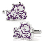 NCAA TCU Horned Frog Cufflinks - SARTORO510