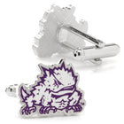 NCAA TCU Horned Frog Cufflinks - SARTORO383