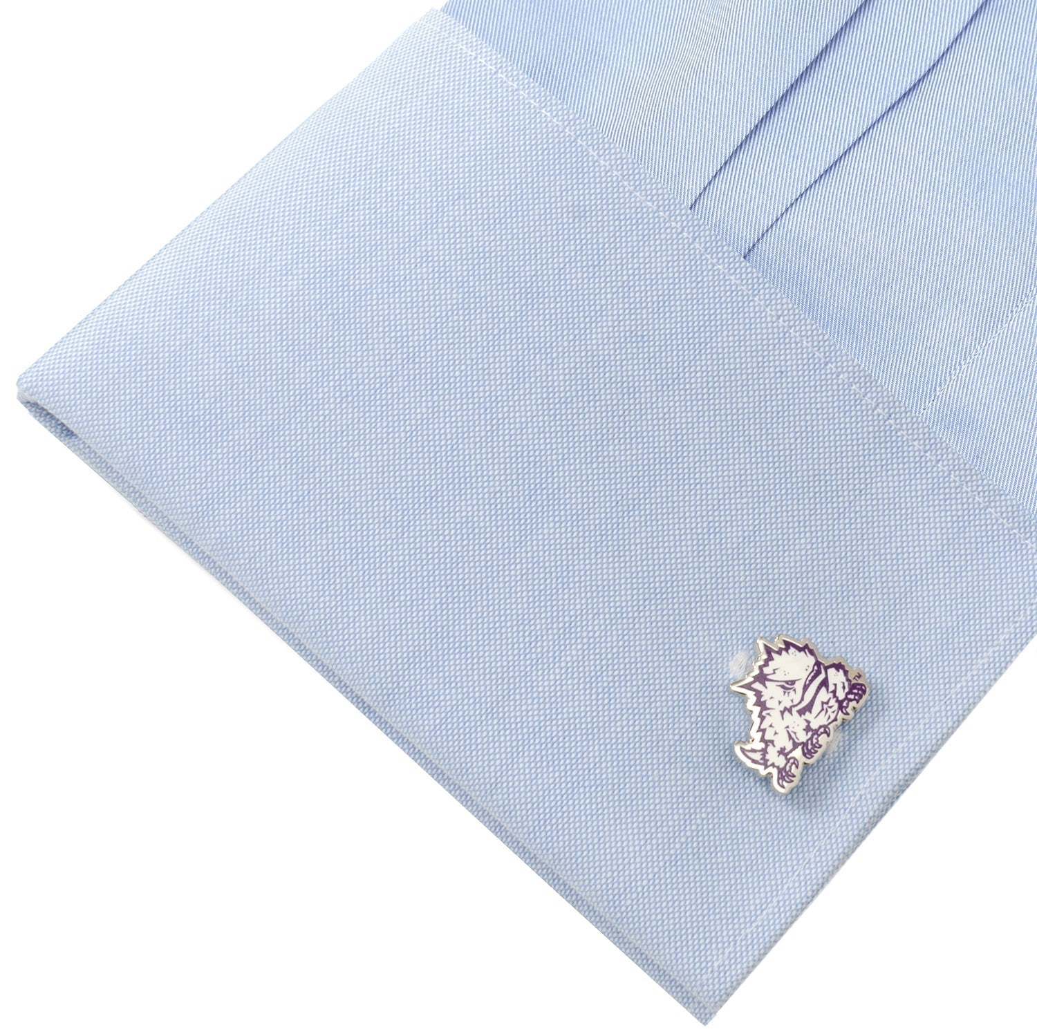 NCAA TCU Horned Frog Cufflinks - SARTORO501