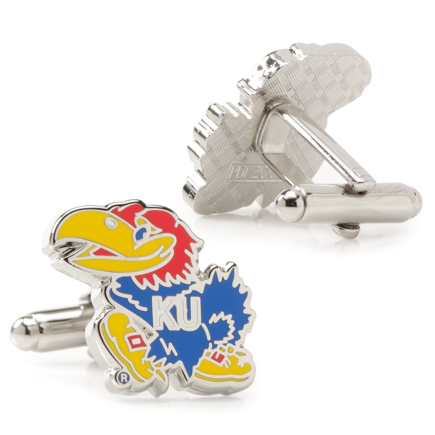 NCAA University of Kansas Jayhawks Cufflinks - SARTORO356