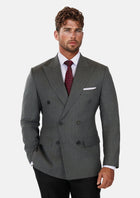 Nevada Grey Pinstripe Waverly Jacket - SARTORO572