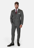 Nevada Grey Pinstripe Waverly Suit - SARTORO141