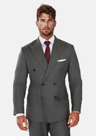 Nevada Grey Pinstripe Waverly Suit - SARTORO333