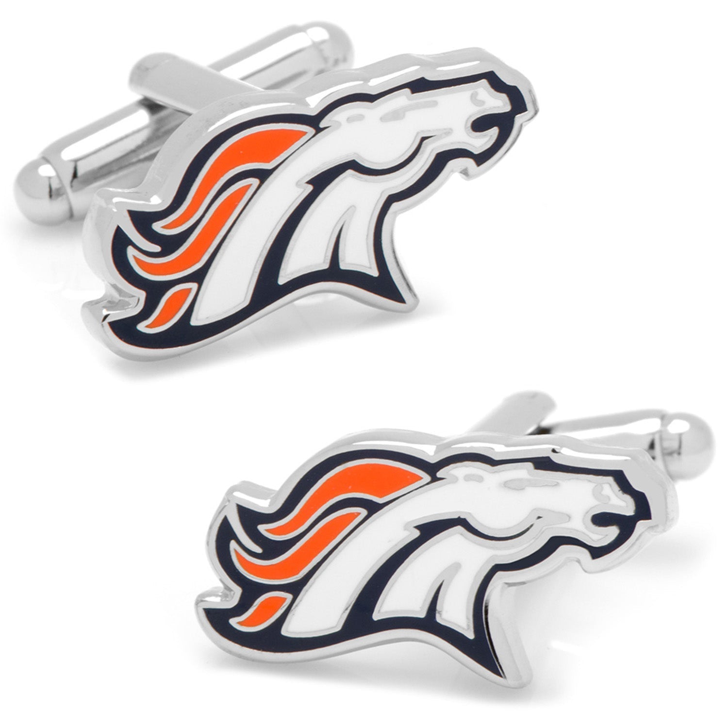 NFL Denver Broncos Cufflinks and Tie Bar Gift Set - SARTORO236