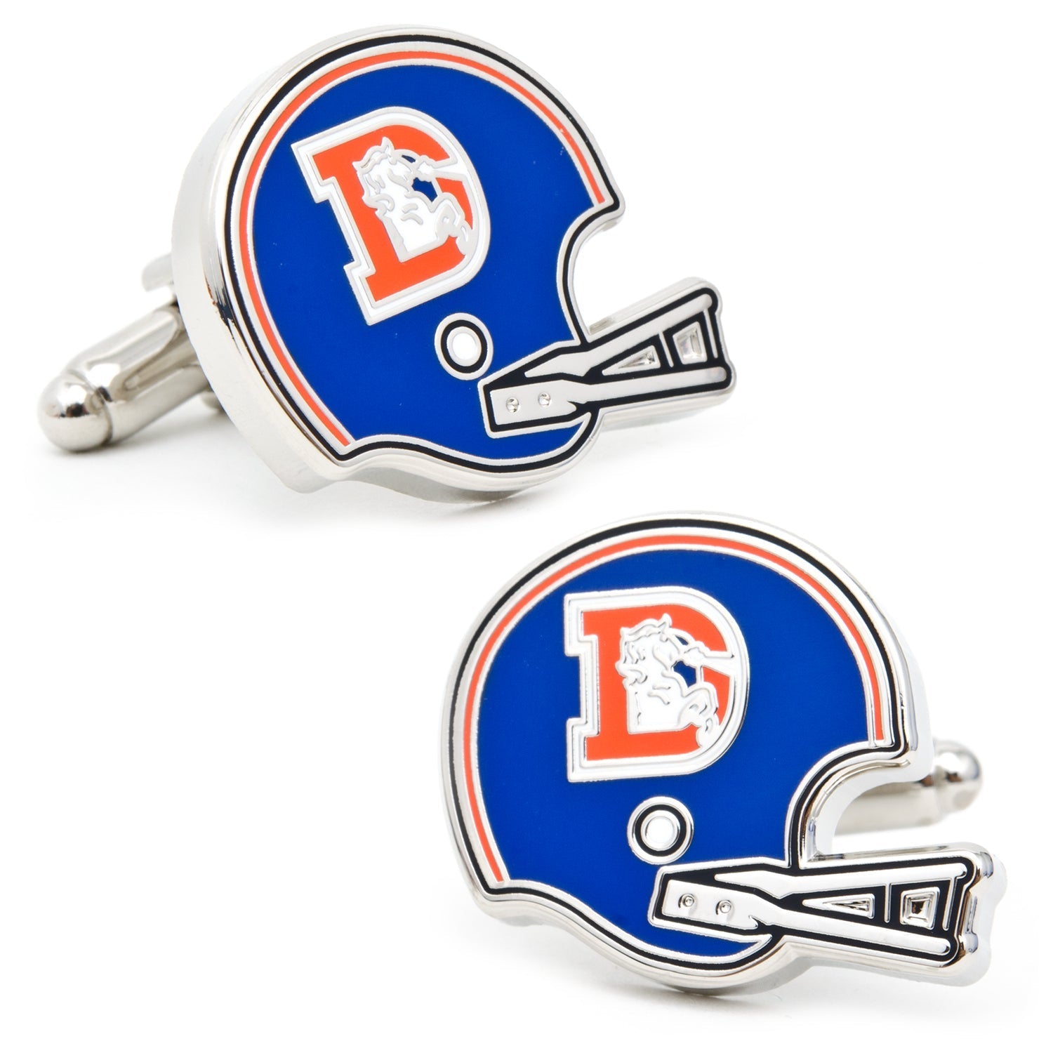 NFL Denver Broncos Throwback Helmet Cufflinks622