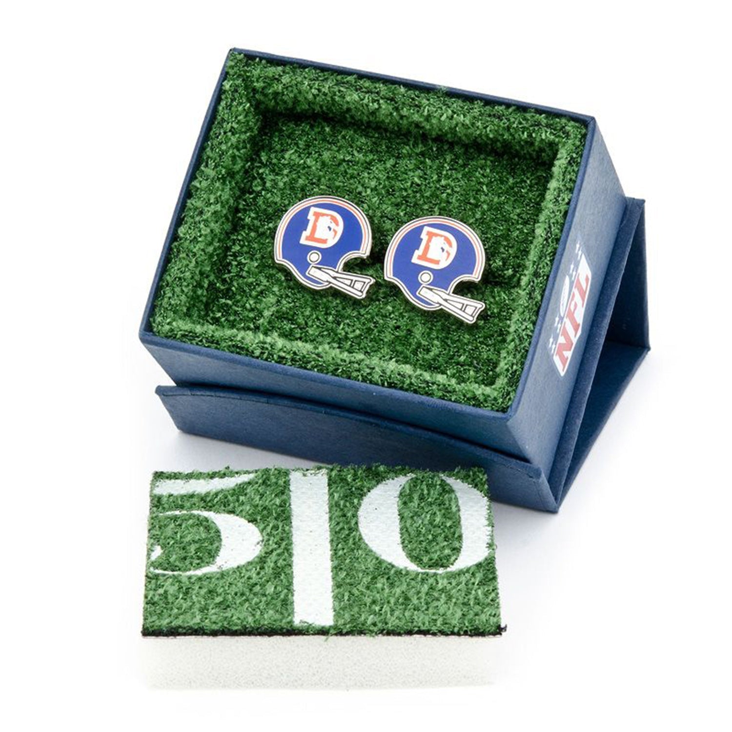 NFL Denver Broncos Throwback Helmet Cufflinks388