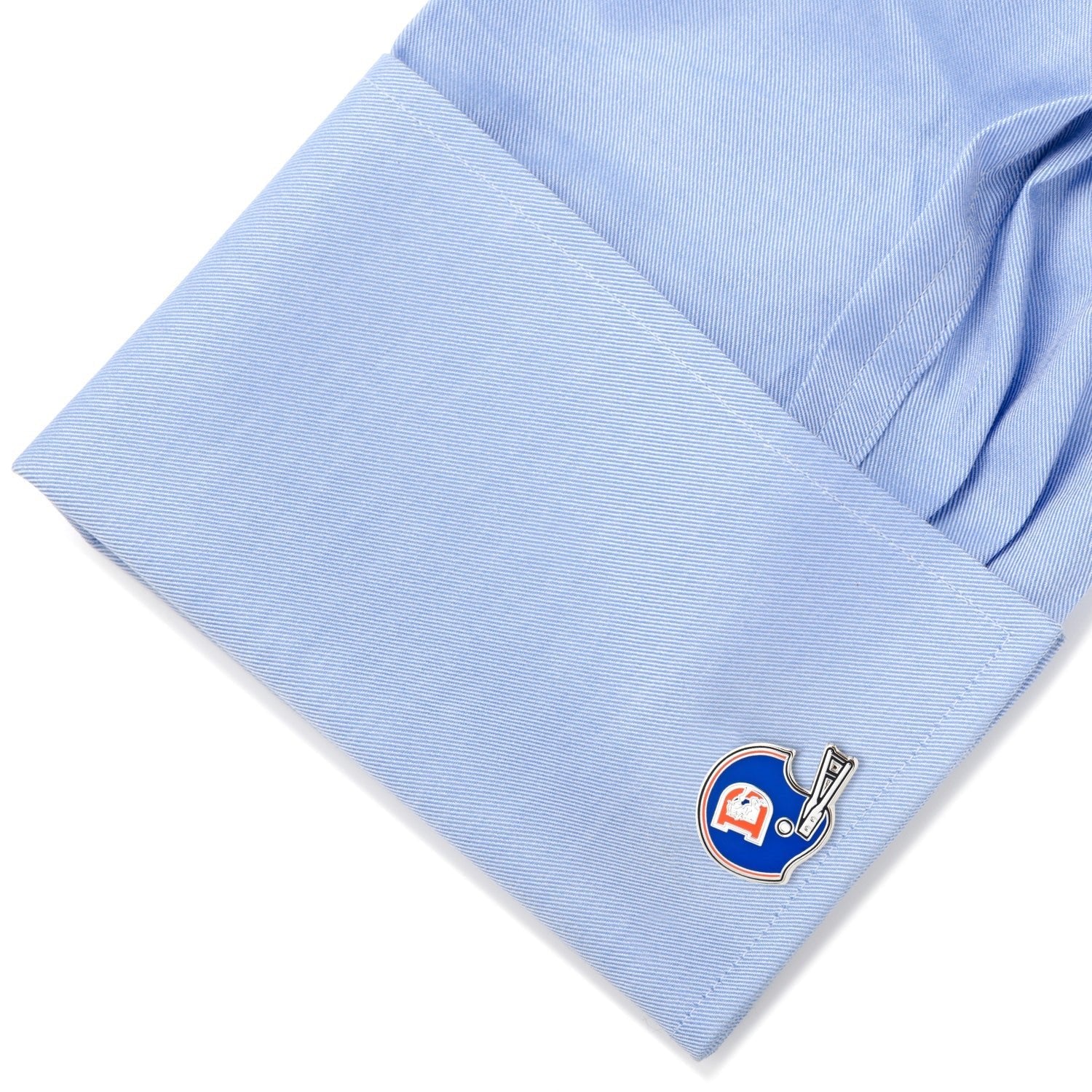 NFL Denver Broncos Throwback Helmet Cufflinks - SARTORO533